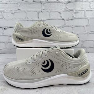 Topo Athletic Ultrafly 4 Mens Size 12 Grey Navy Running Shoes M056-080-GRYNAV